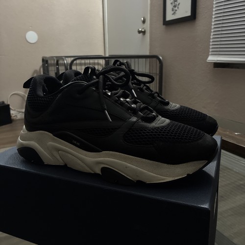 Dior b22 black white mesh - black/white, low