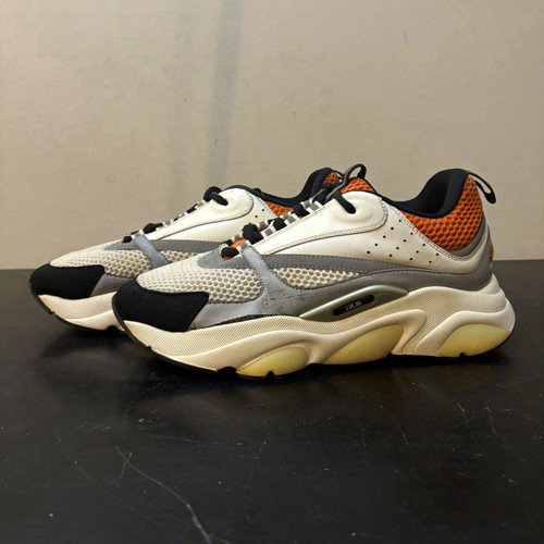 Dior b22 leather sneakers - dior,